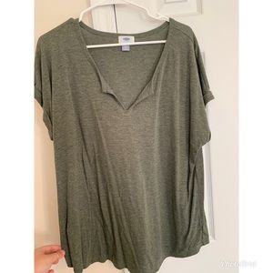 Green cozy t